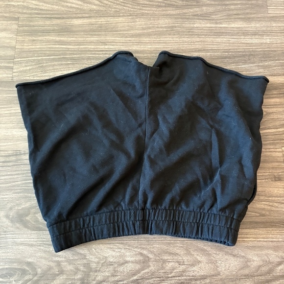 Bassigue Black High Waist Shorts Small Loungewear - Picture 2 of 4